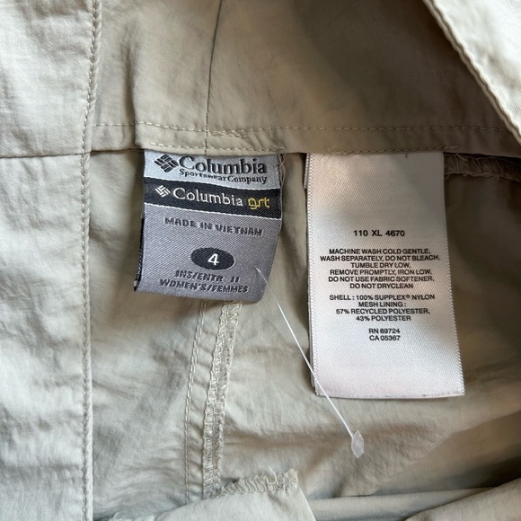 WOMENS COLUMBIA GRT SHORTS - Picture 2 of 4